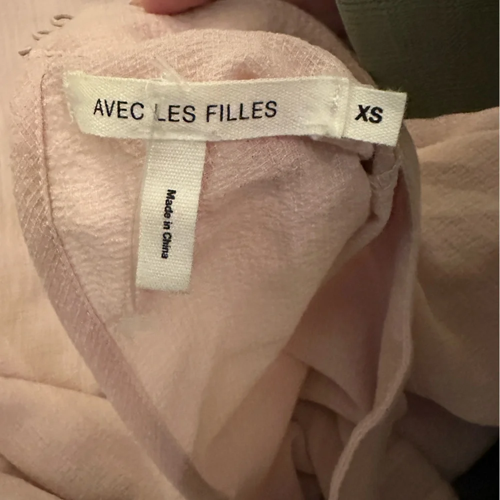 Women’s Pink Avec Les Filles Dainty Blouse Size XS